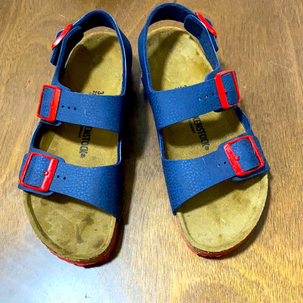 Birkenstock Milano Backstrap Sandals Blue 34/ 2.5